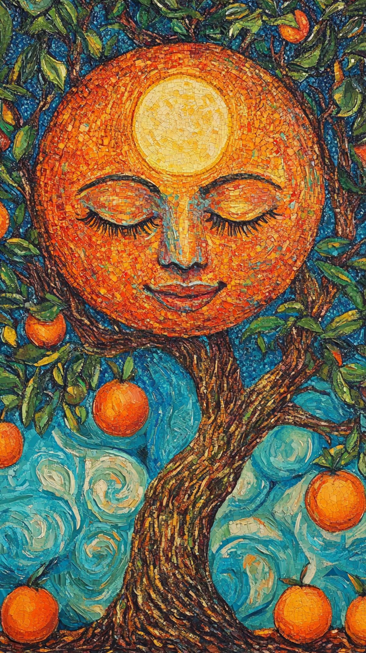 Tangerines, happiness, joy