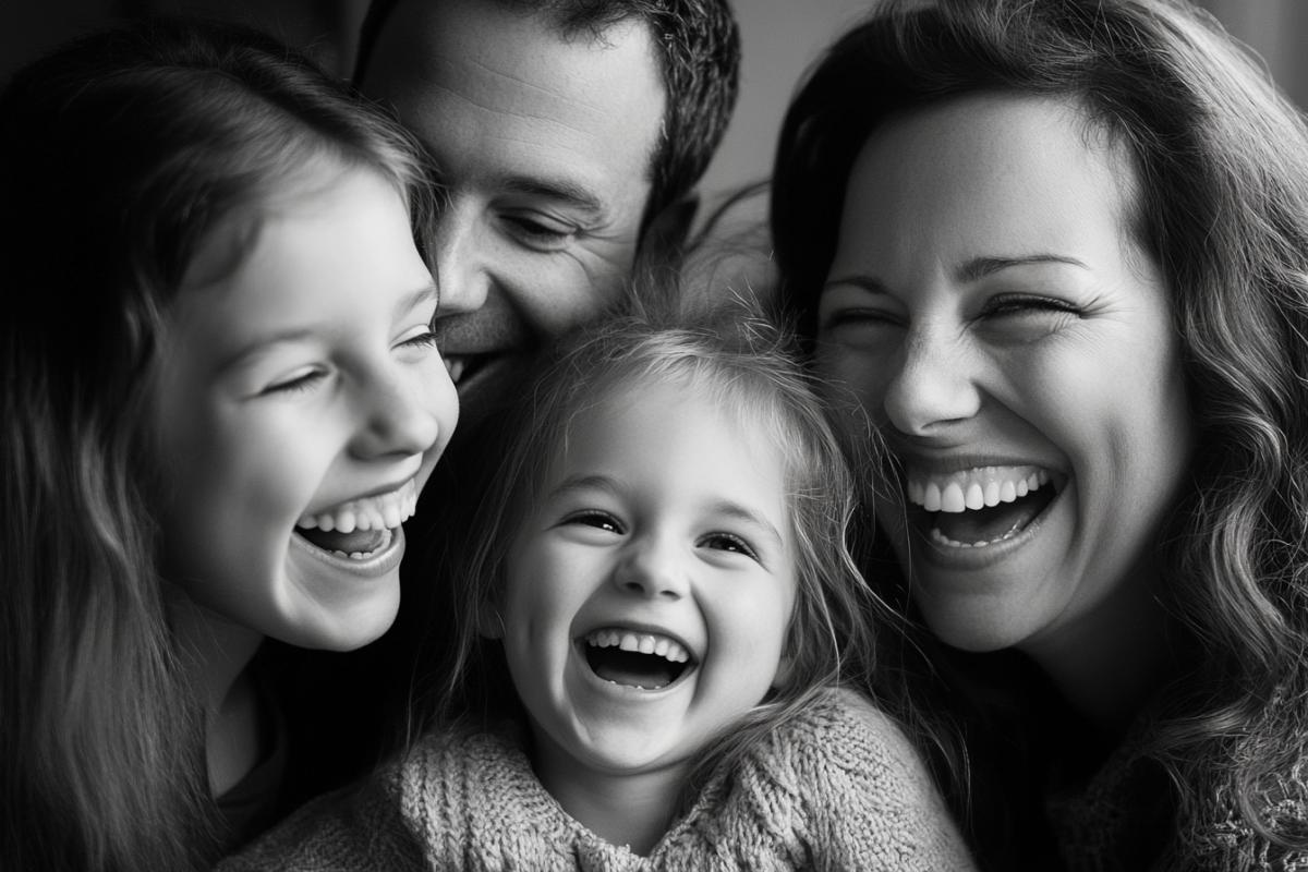 Family, happiness, joy