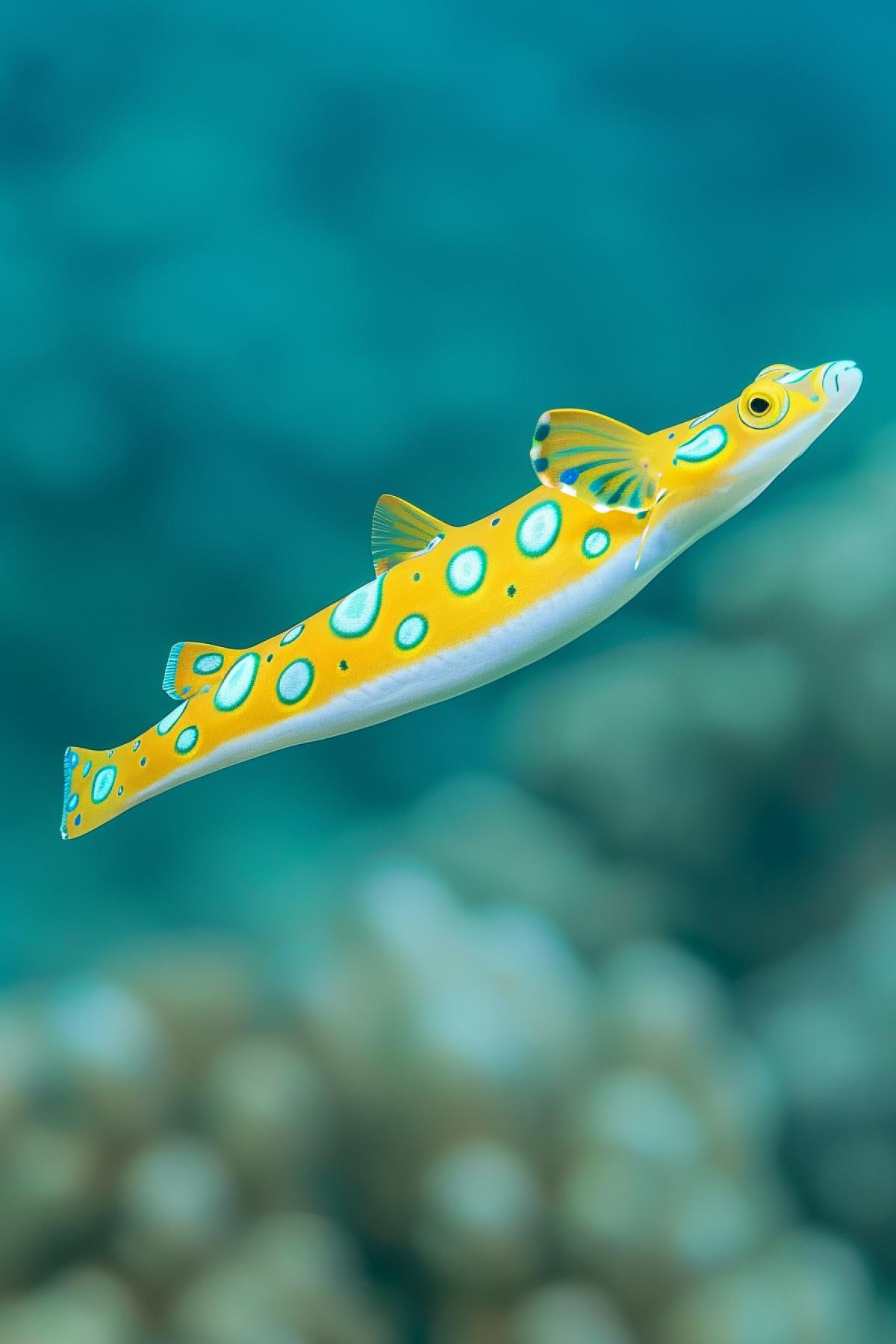 Luxurious paradise fish, very beautiful multi-colored