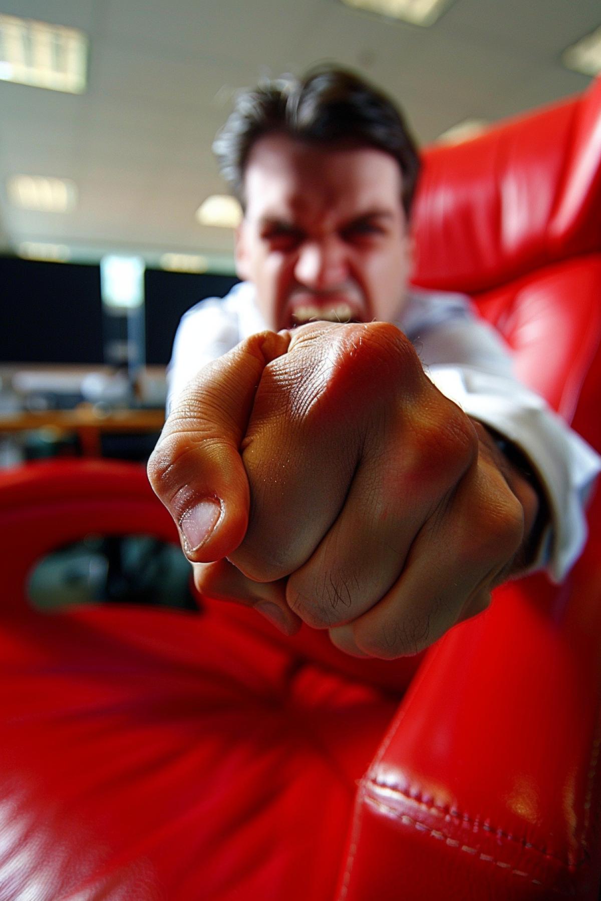 Angry boss