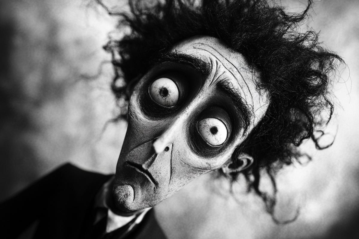 Tim Burton style, the 45th leader of the United States