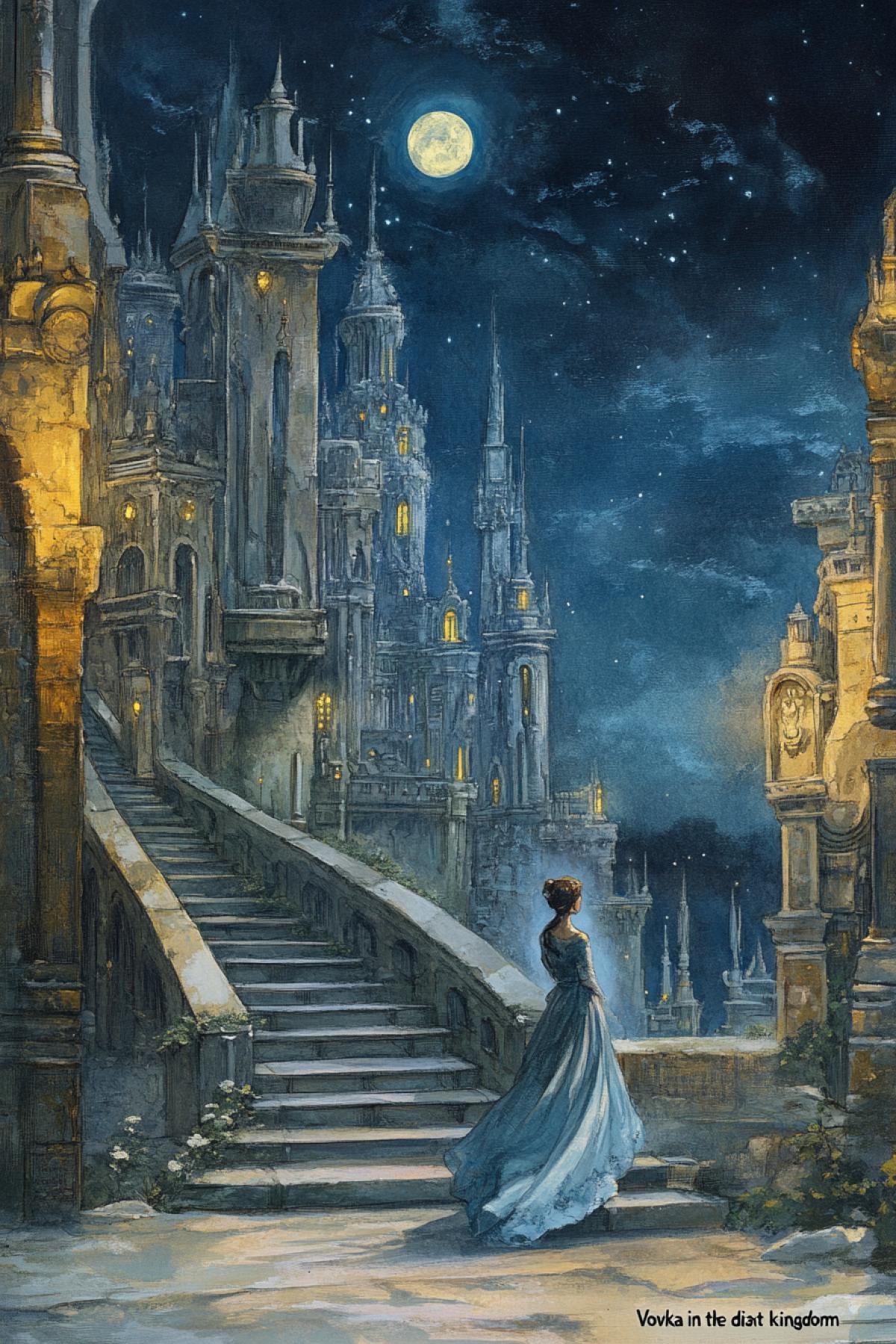 Illustration for the fairy tale\"Vovka in the distant kingdom\"