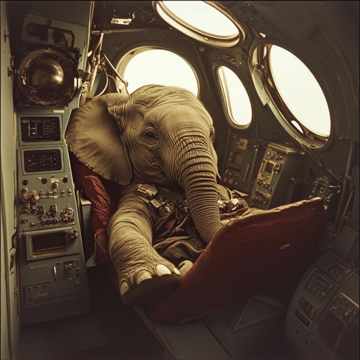 Elephant in a spacecraft
