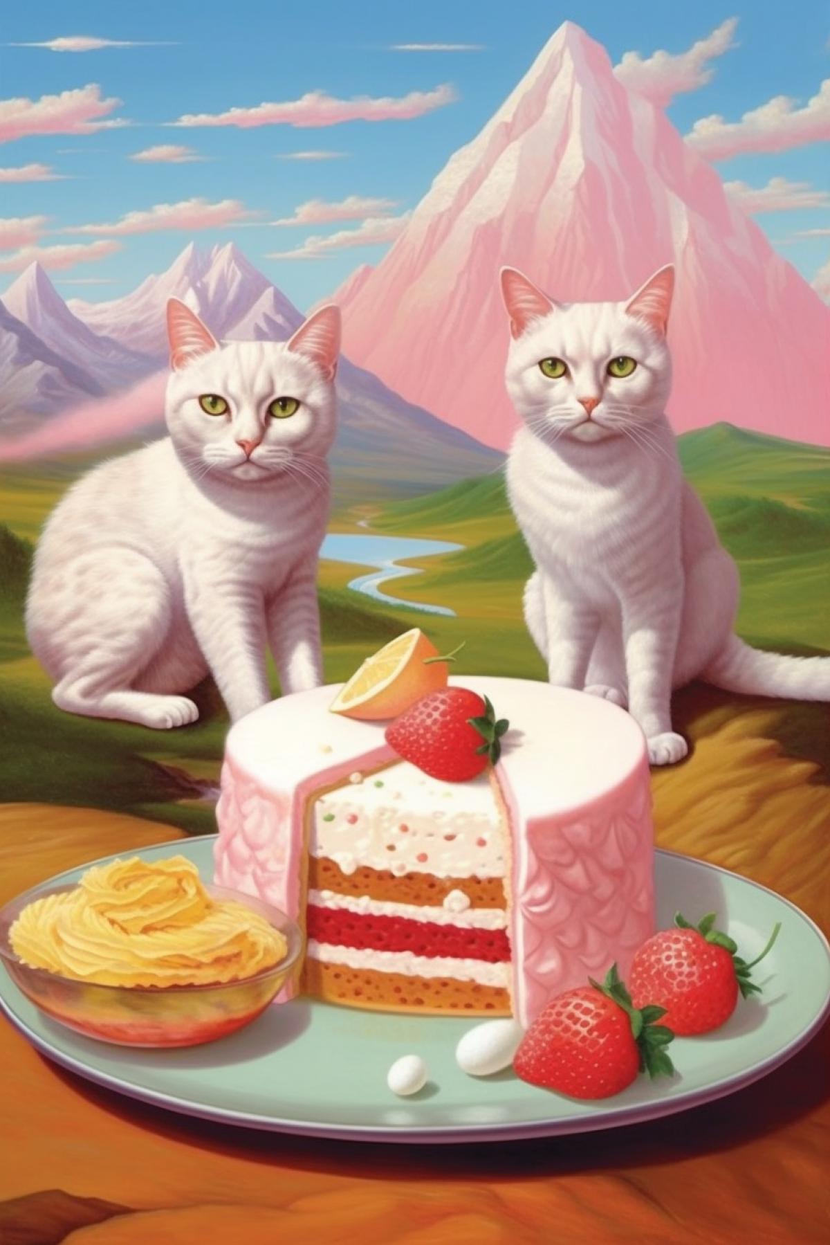 Hallucinations with cats and pies, dream LSD