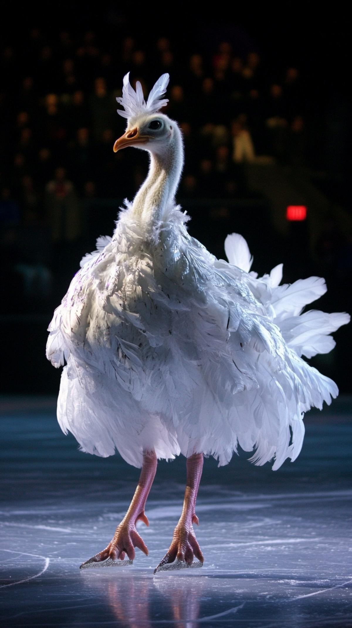 Figure competitions on ice skating, various elements of figurative ostrich skating from tricks and jumps to complex rotations around you.