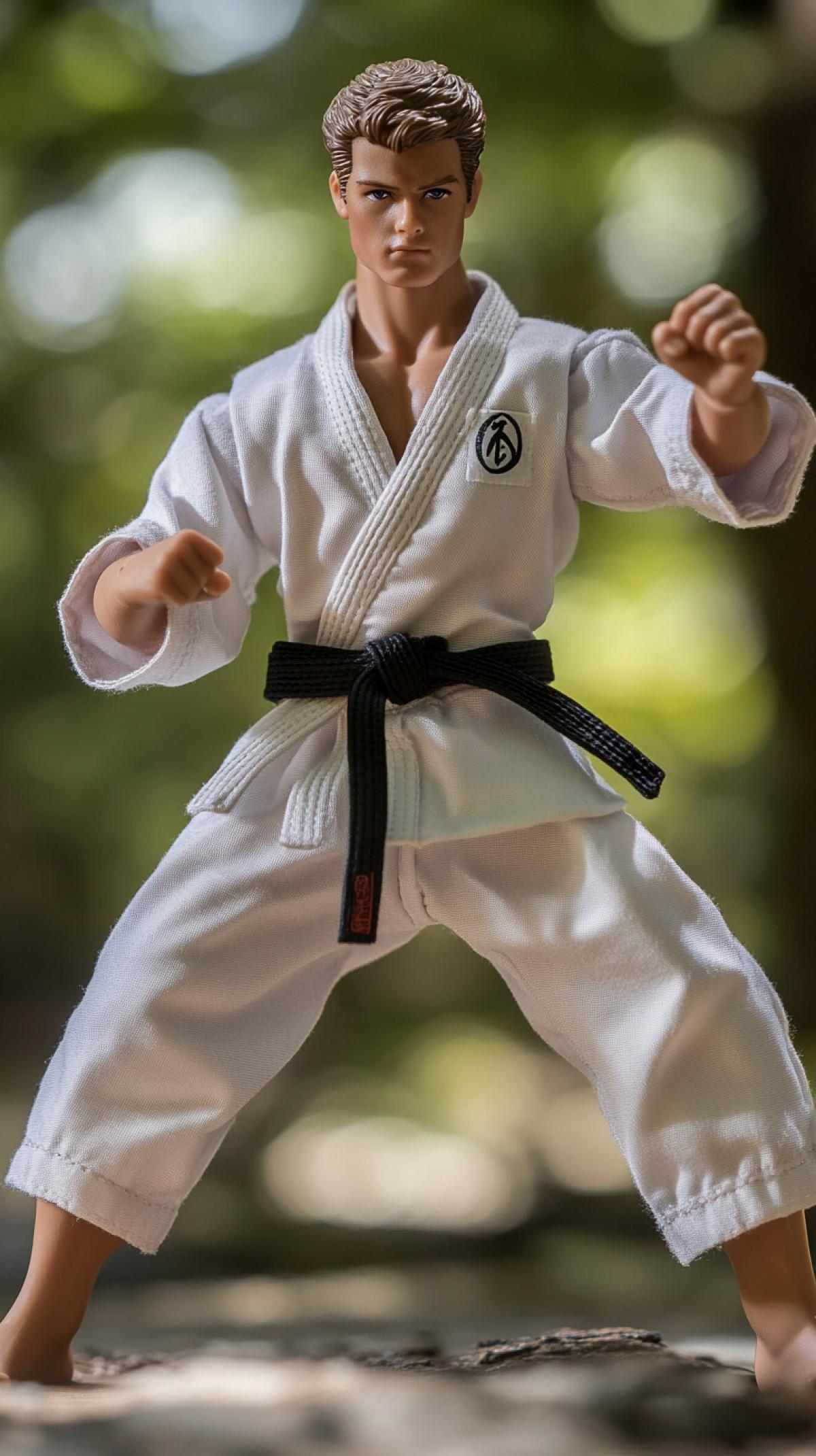 karate Japanese as ken doll, doll, plastic, toy, barbie, , clothes, miniature