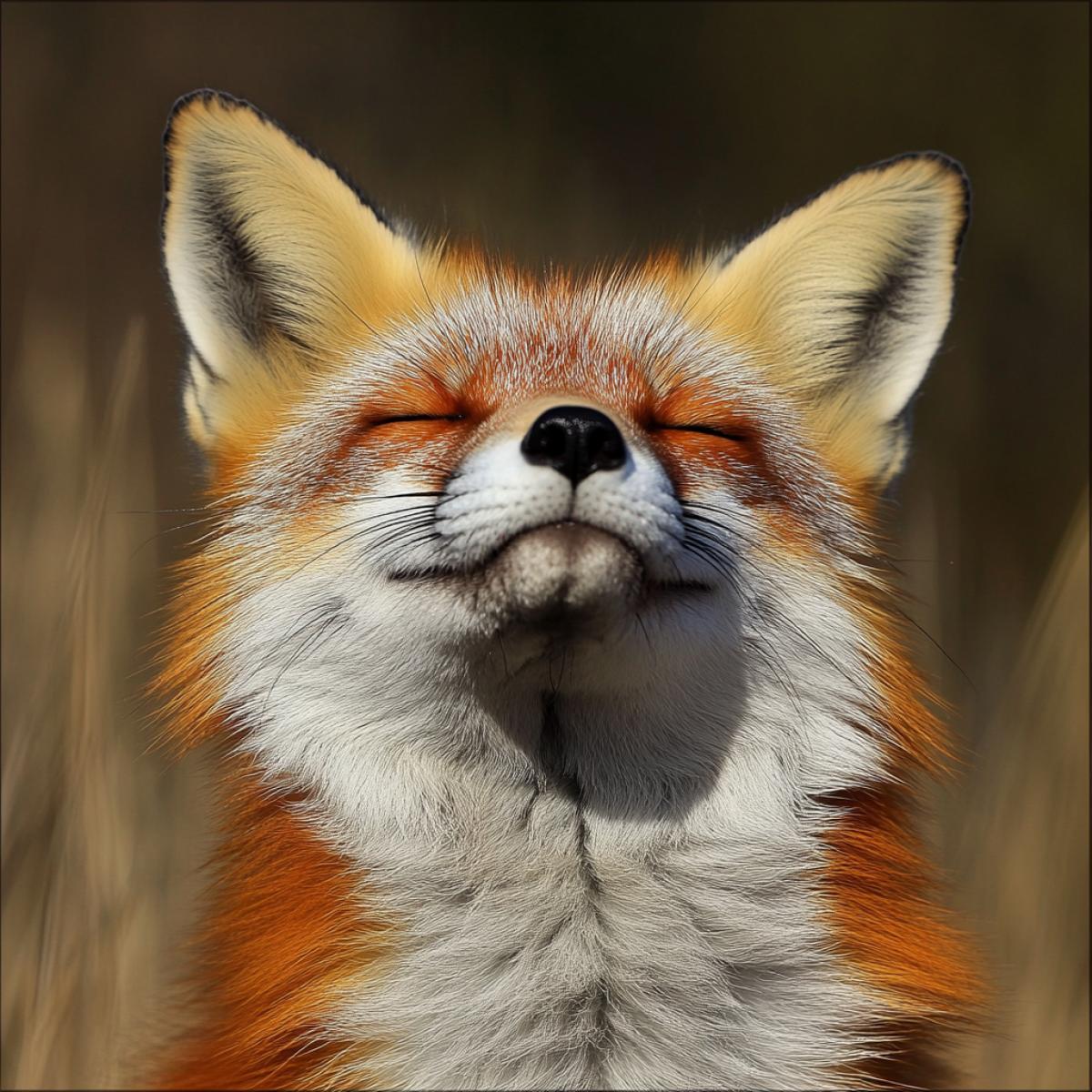 Very happy fox big