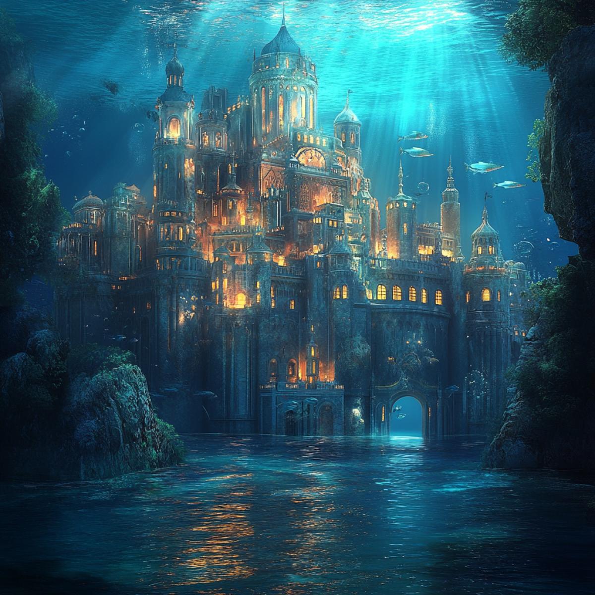 Fairytale underwater palace