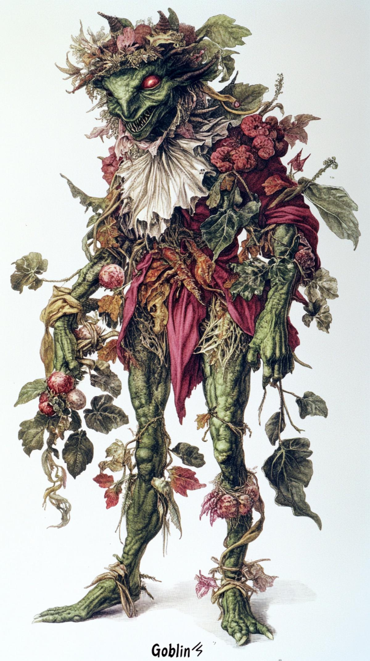 Full-length \"Goblin\" by Ernst Haeckel