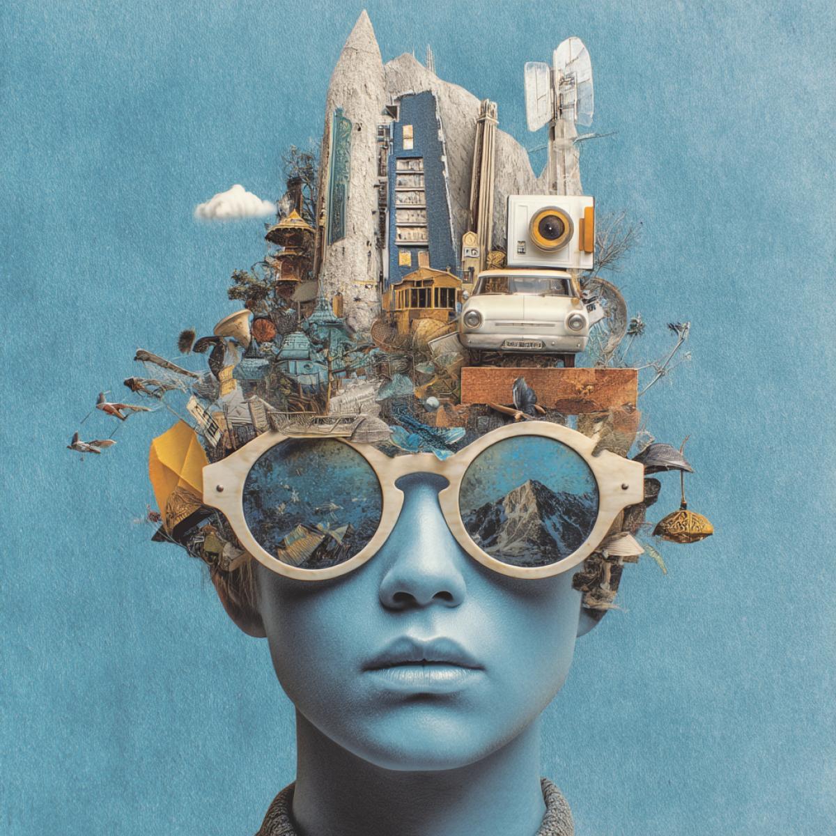 Depict incredible combinations of things with anything