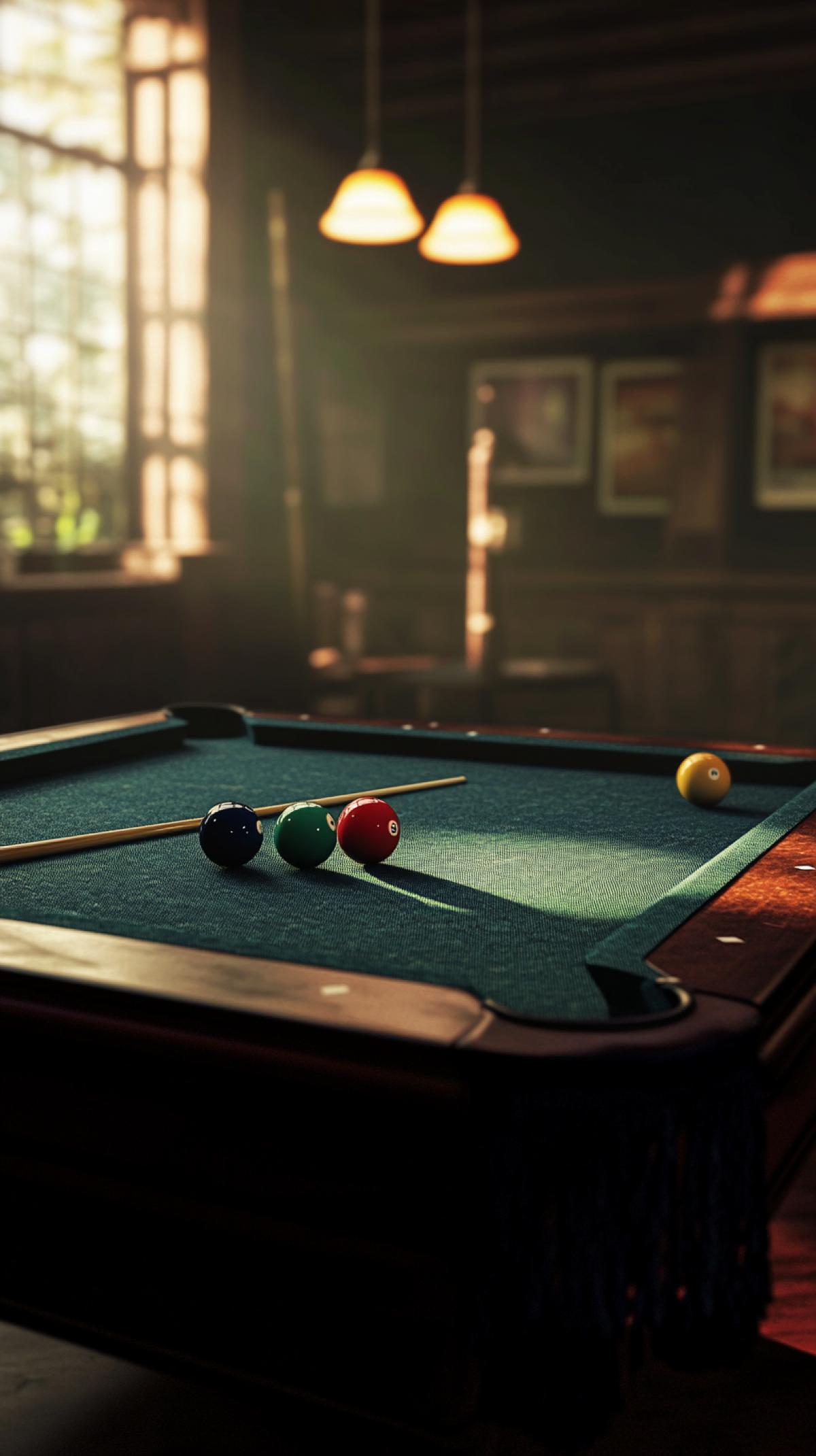 Imagine the atmosphere of the billiard room or the dynamics of the game at the table, where each ball and cue tell their story. In this competition, you need to create images inspired by the aesthetics of billiards.