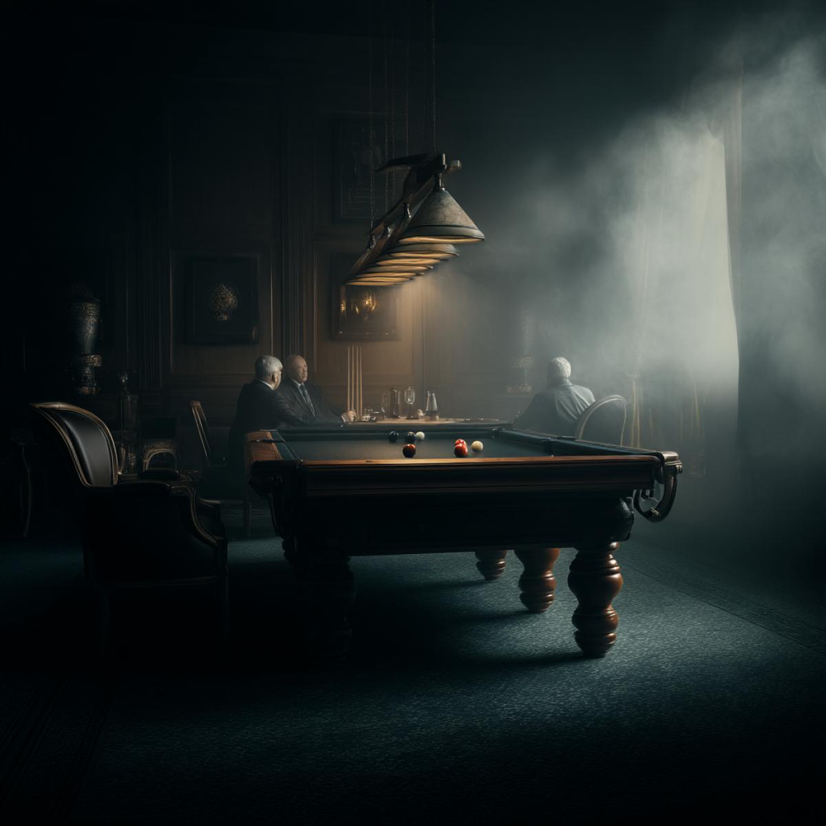 Imagine the atmosphere of the billiard room or the dynamics of the game at the table, where each ball and cue tell their story. In this competition, you need to create images inspired by the aesthetics of billiards.