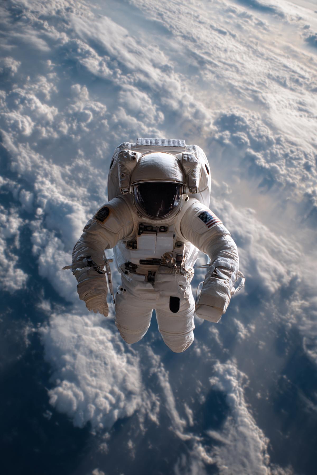 Flight into space as a persons dream