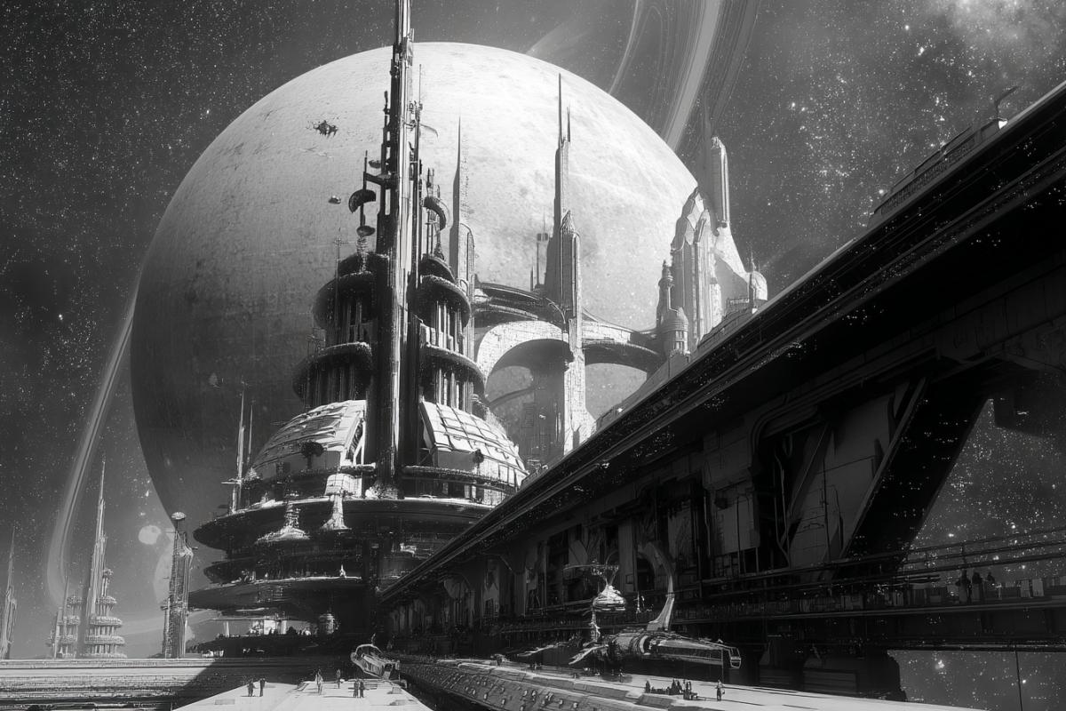 Lunar civilization in architecture. Futurism