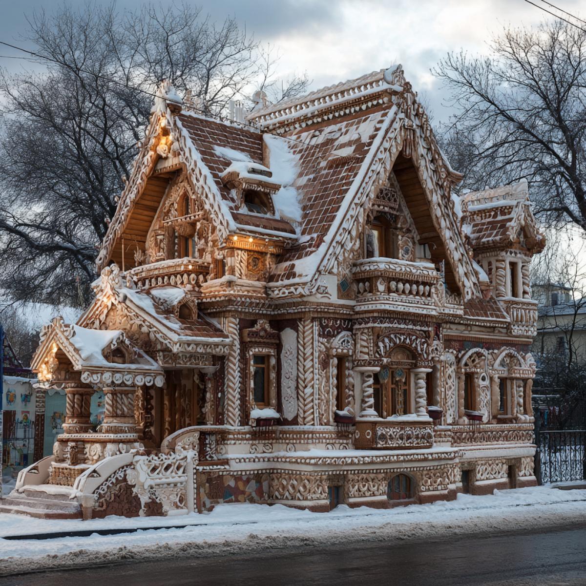 Prichnichnaya House. In which gingerbread