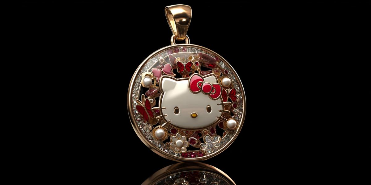 A nice pendant pendant with Hello Kitty decoration.