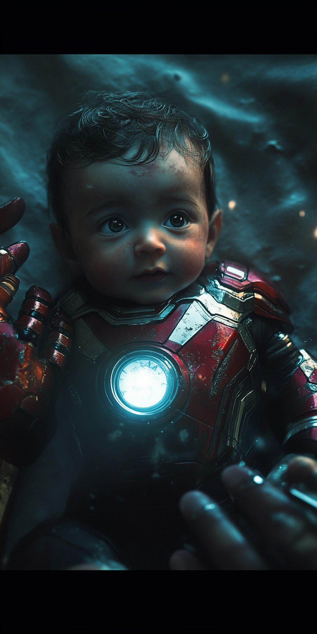 Lockes from Marvel in the image of the baby