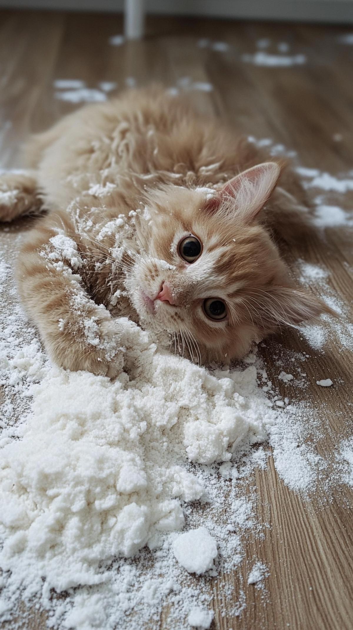 The pet made a mess