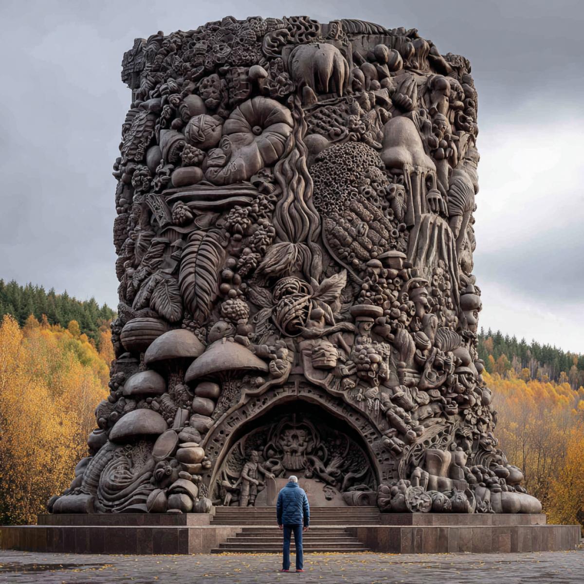 Monumental Monument of Russian Food Varenik