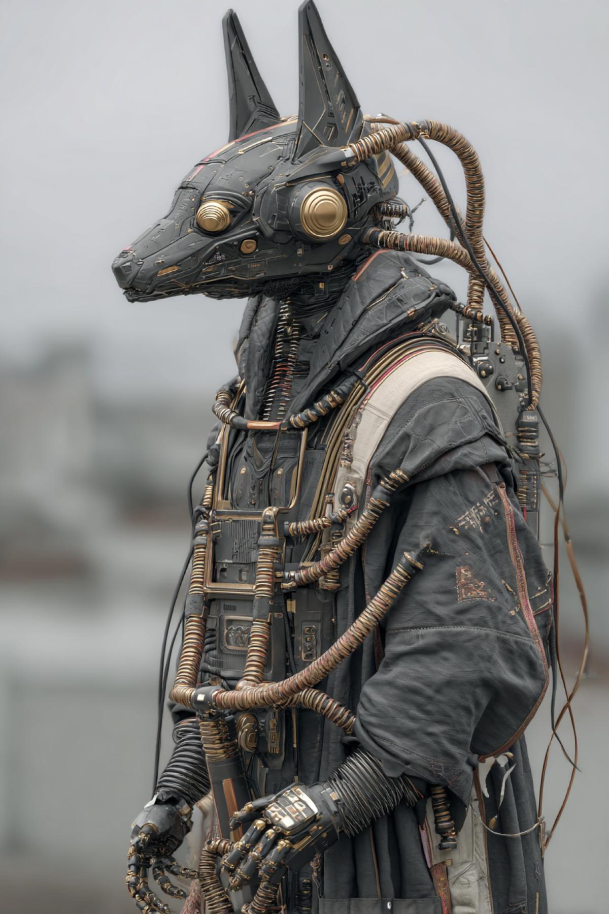 An animal from the future. Kusaka humanitarium multiarmed cunningeyed. Futurism