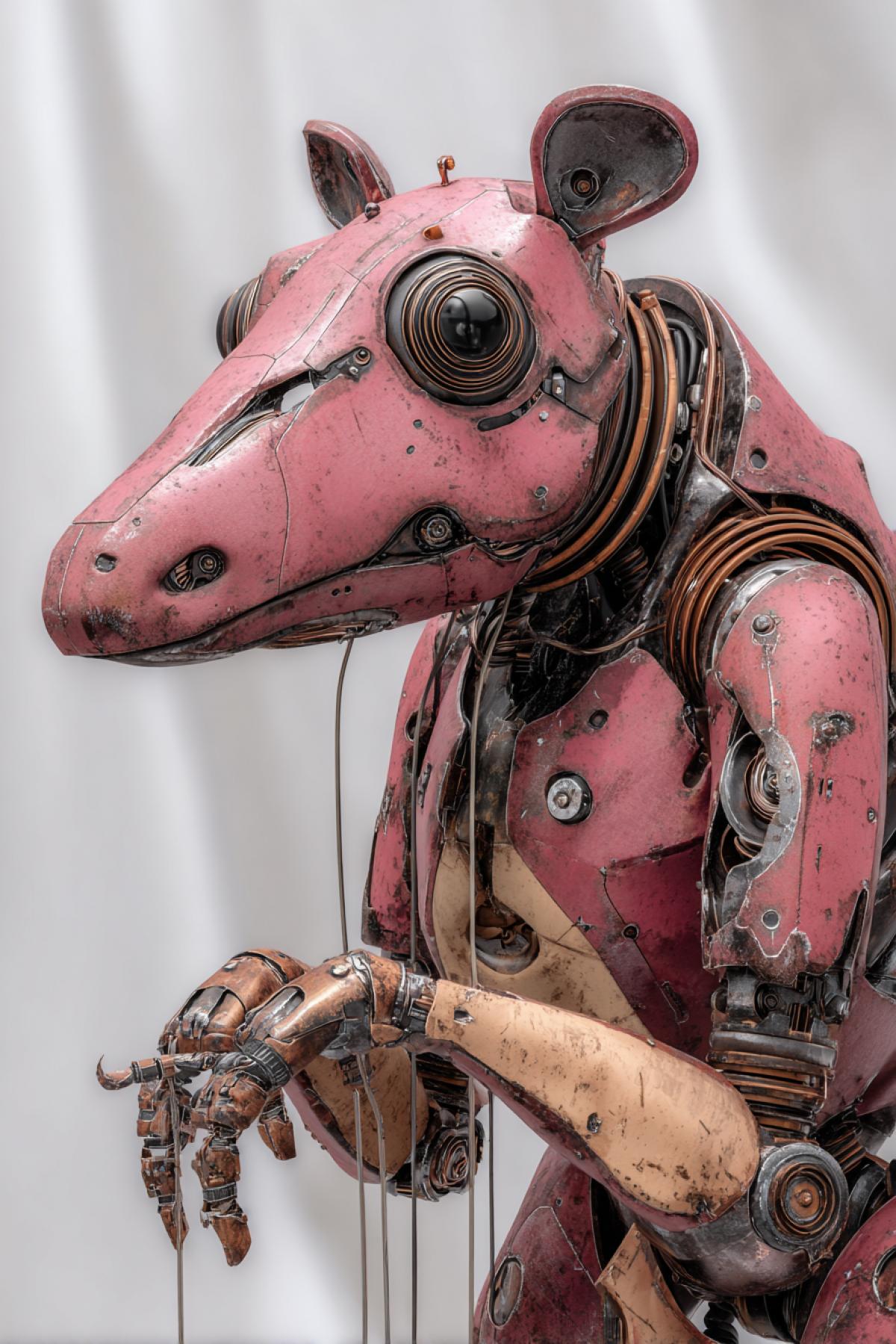 An animal from the future. Kusaka humanitarium multiarmed cunningeyed. Futurism