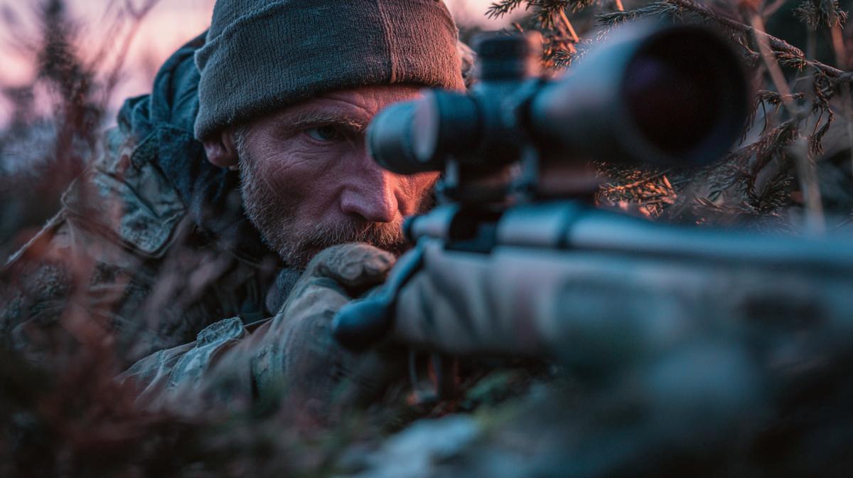 Sniper into action, calmness of spirit and reconciliation