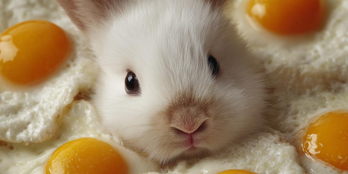 Picture meme Italian animal rabbit fried eggs