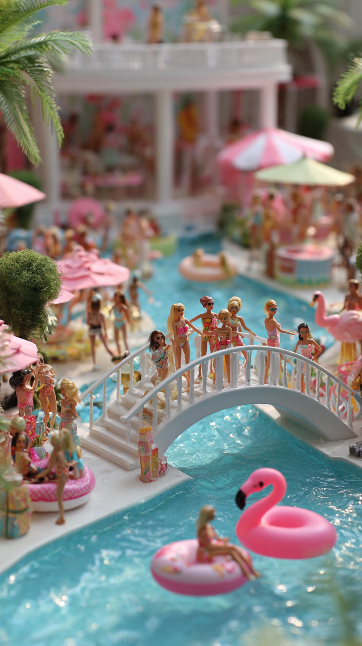 Barbie pool party