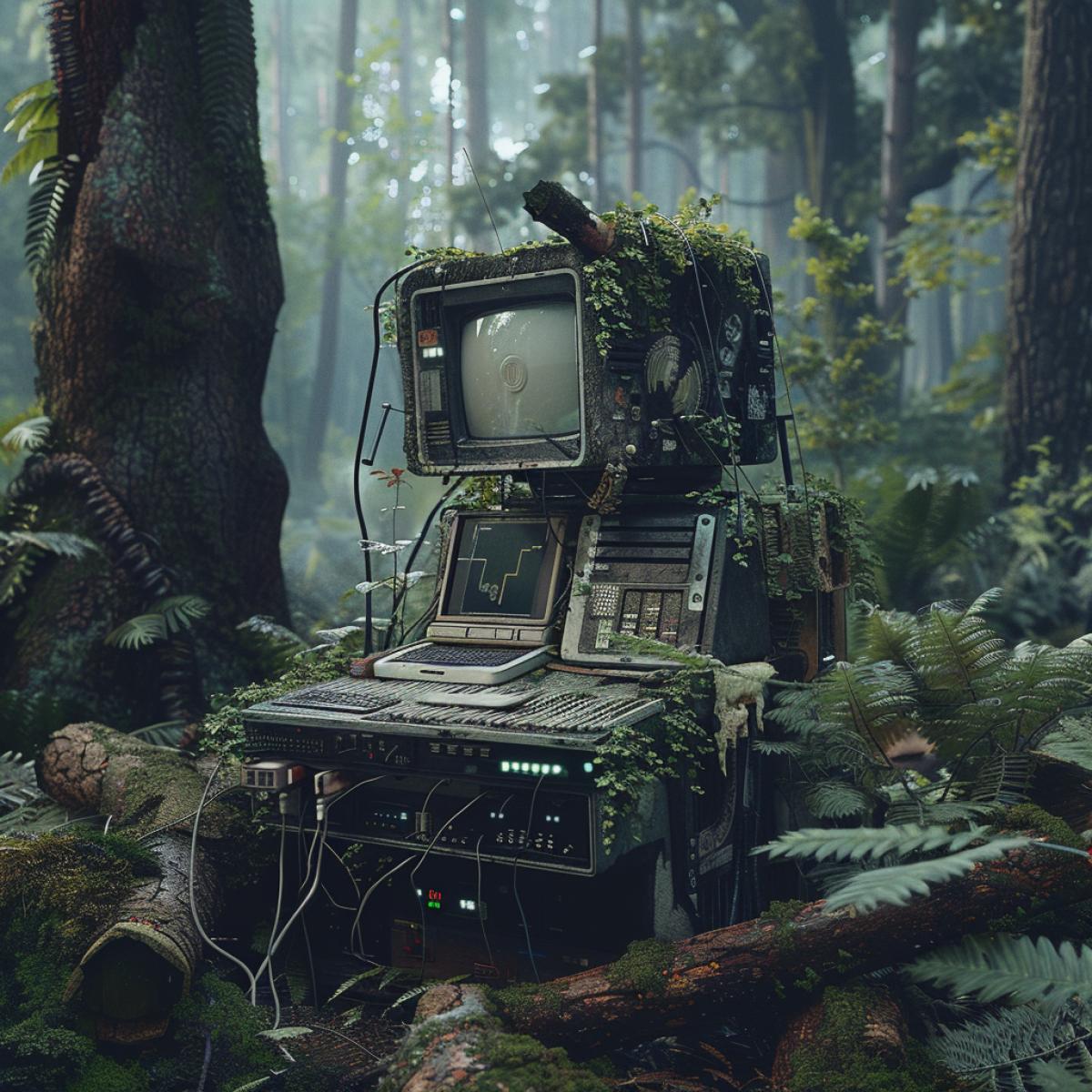 Monitoring and computerization system is builtin in the forest