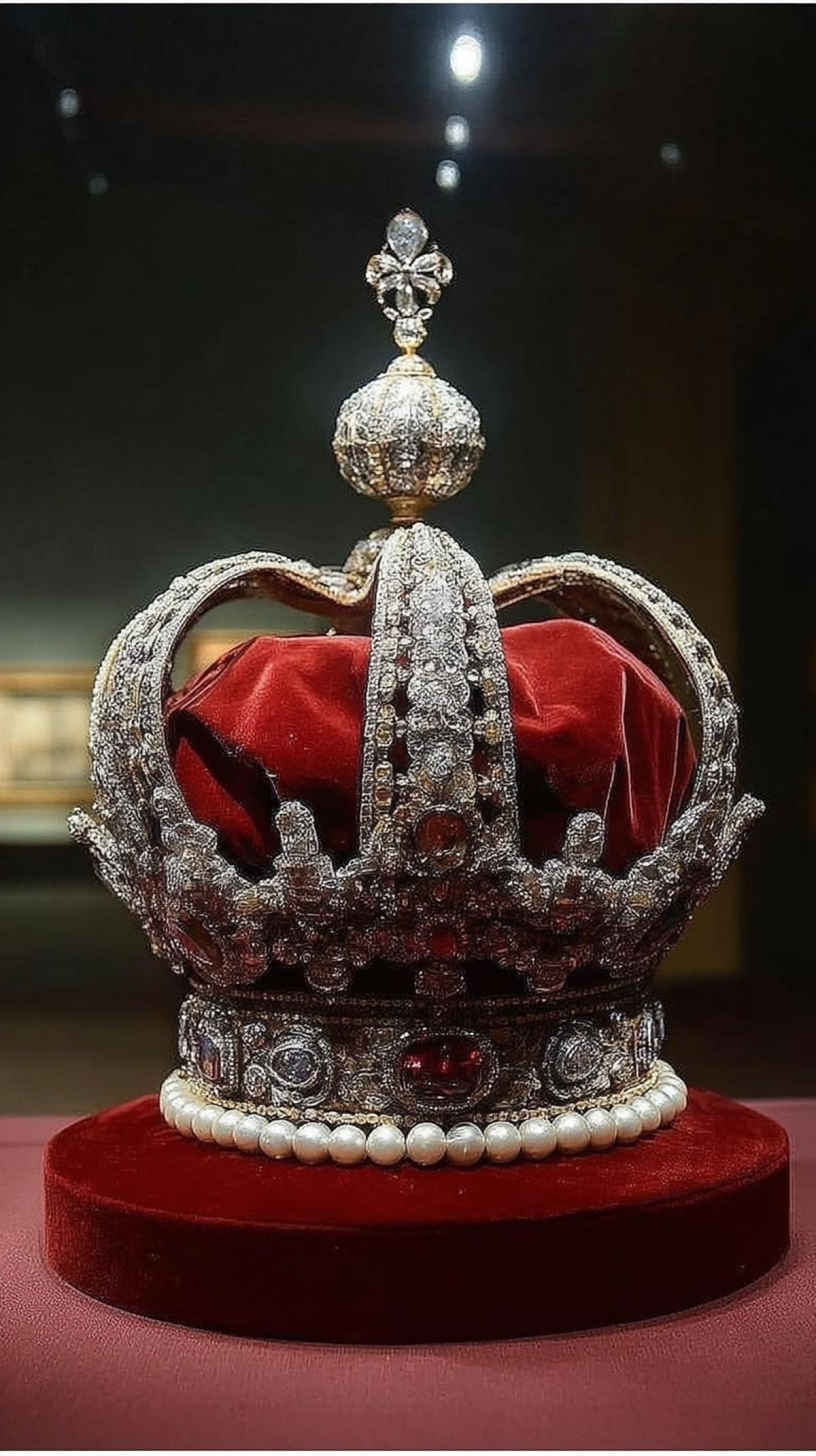 The Great Imperial Crown of the Russian Empire is the main dynastic regalia and symbol of power for Russian monarchs.