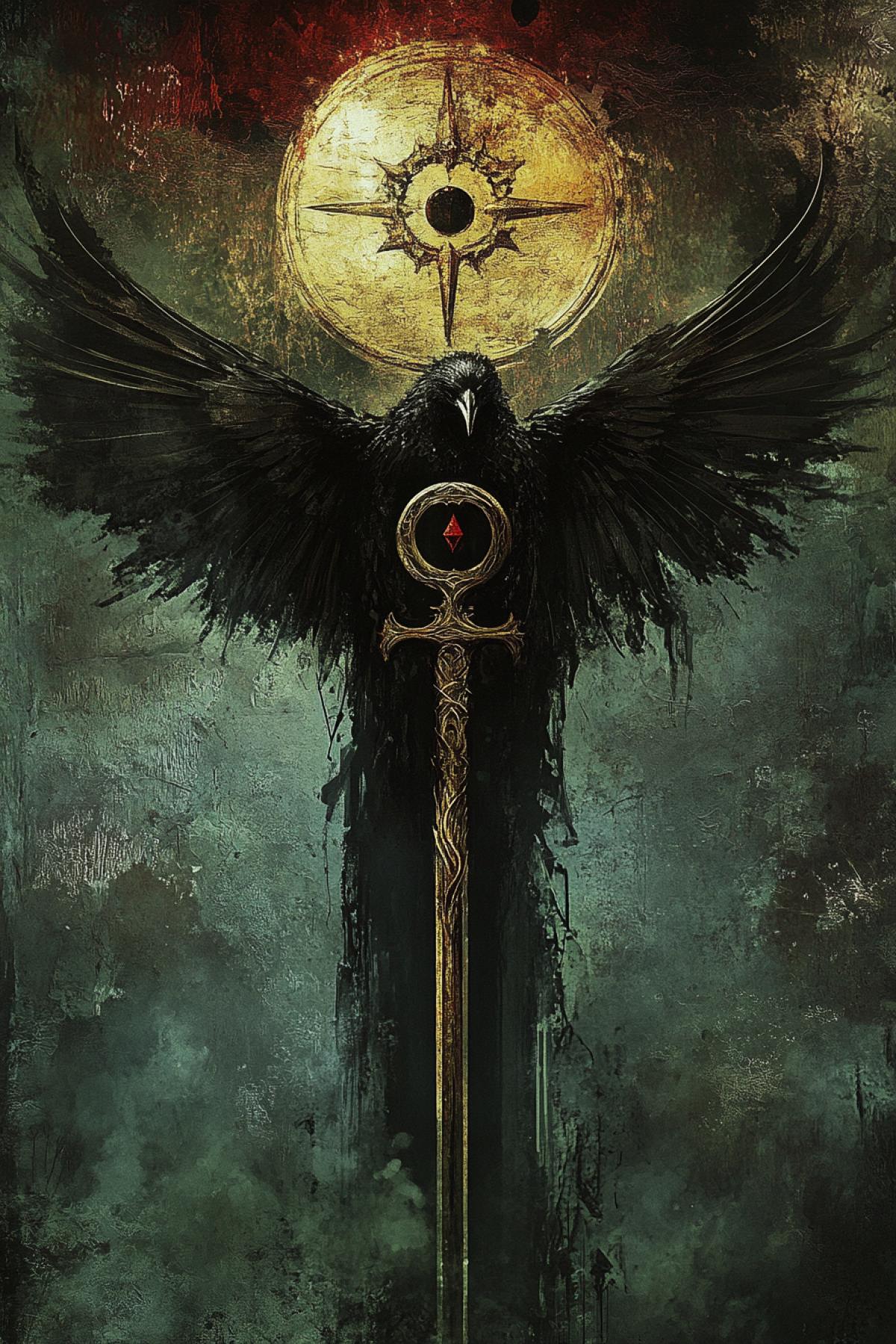 The image that personifies strength and influence from ancient thrones and scepter to modern attributes: corporate emblems, futuristic crows or abstract signs of energy. To generate a picture in which the main accent is made on an object or sign symbolizing power.