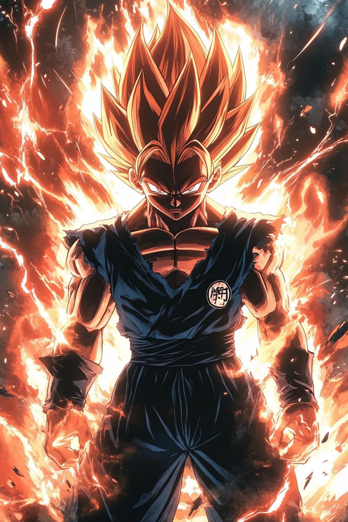 To generate a picture in which the main accent is made on an object or sign symbolizing power, corporate emblems personifying power and anime style force