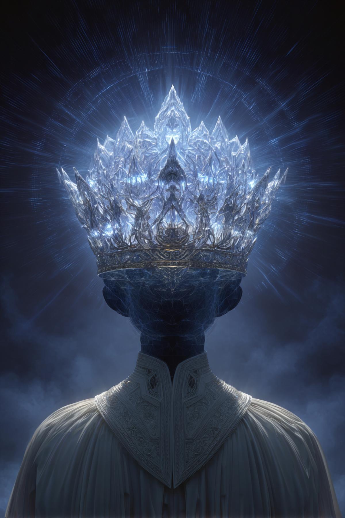 Energy Crown as a symbol of power and omnipotence