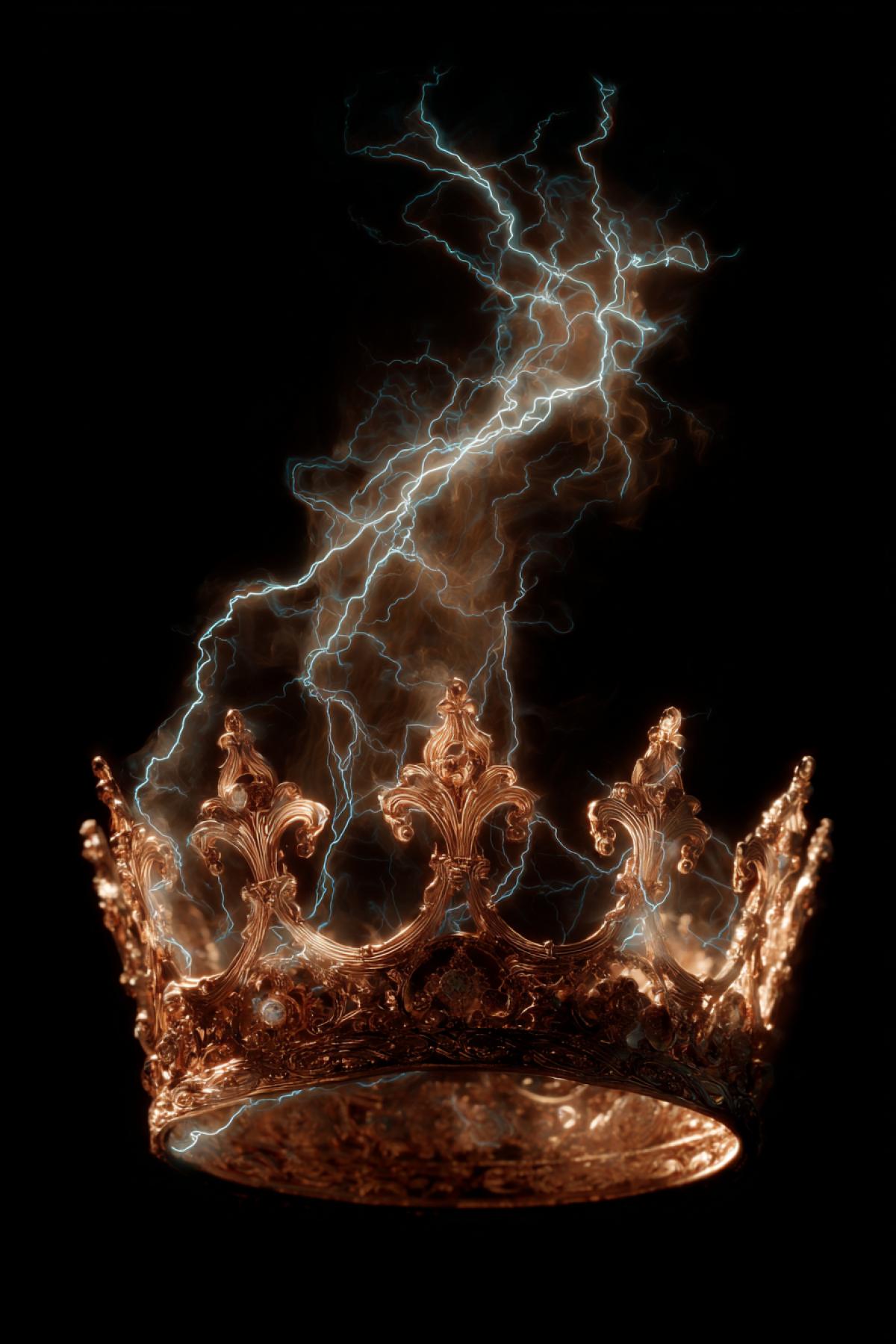 Energy Crown as a symbol of power and omnipotence
