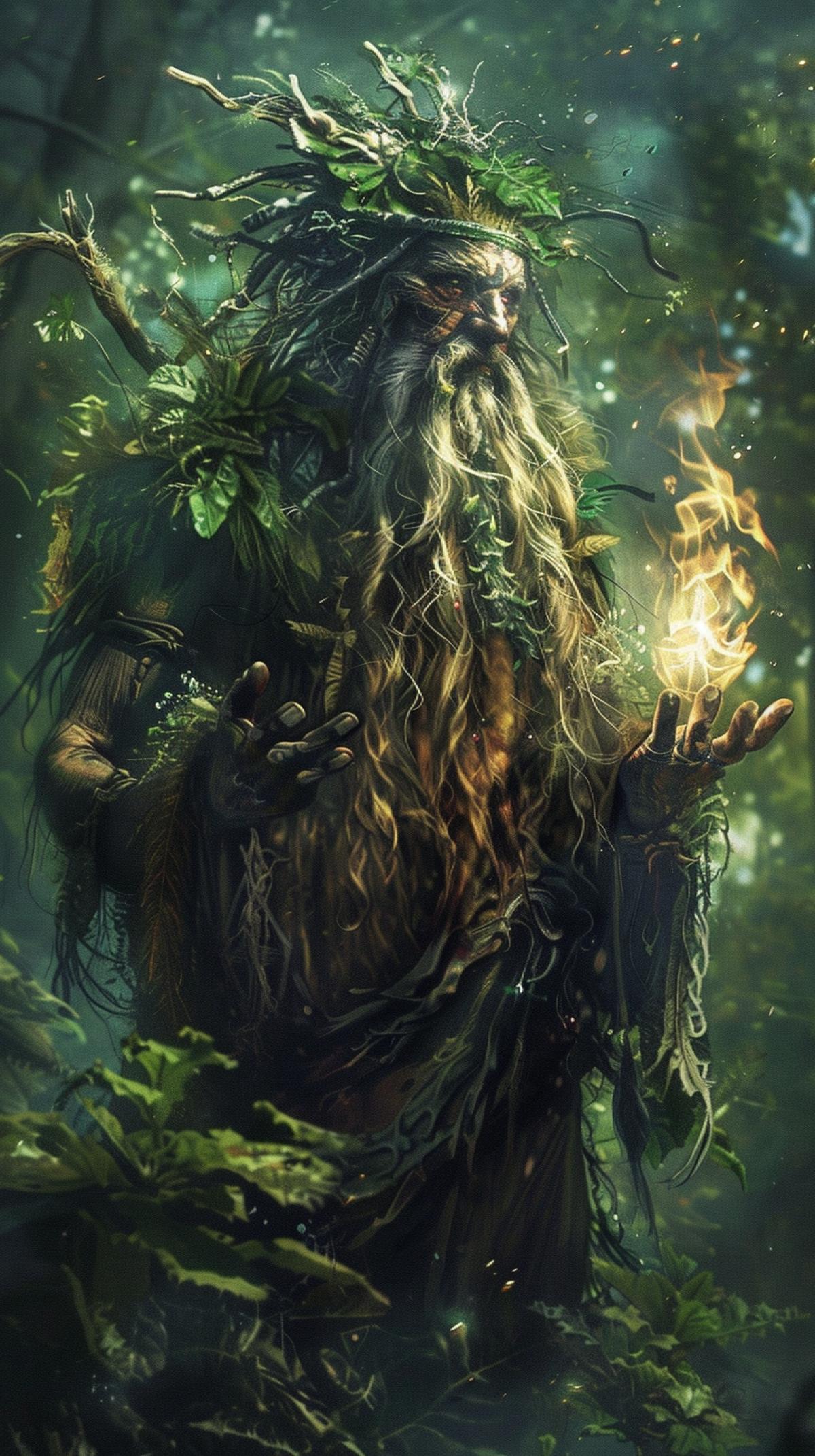 The mystical world of primitive magic and imagine a mighty guide between the worlds a shaman who owns ancient knowledge and the power of nature.