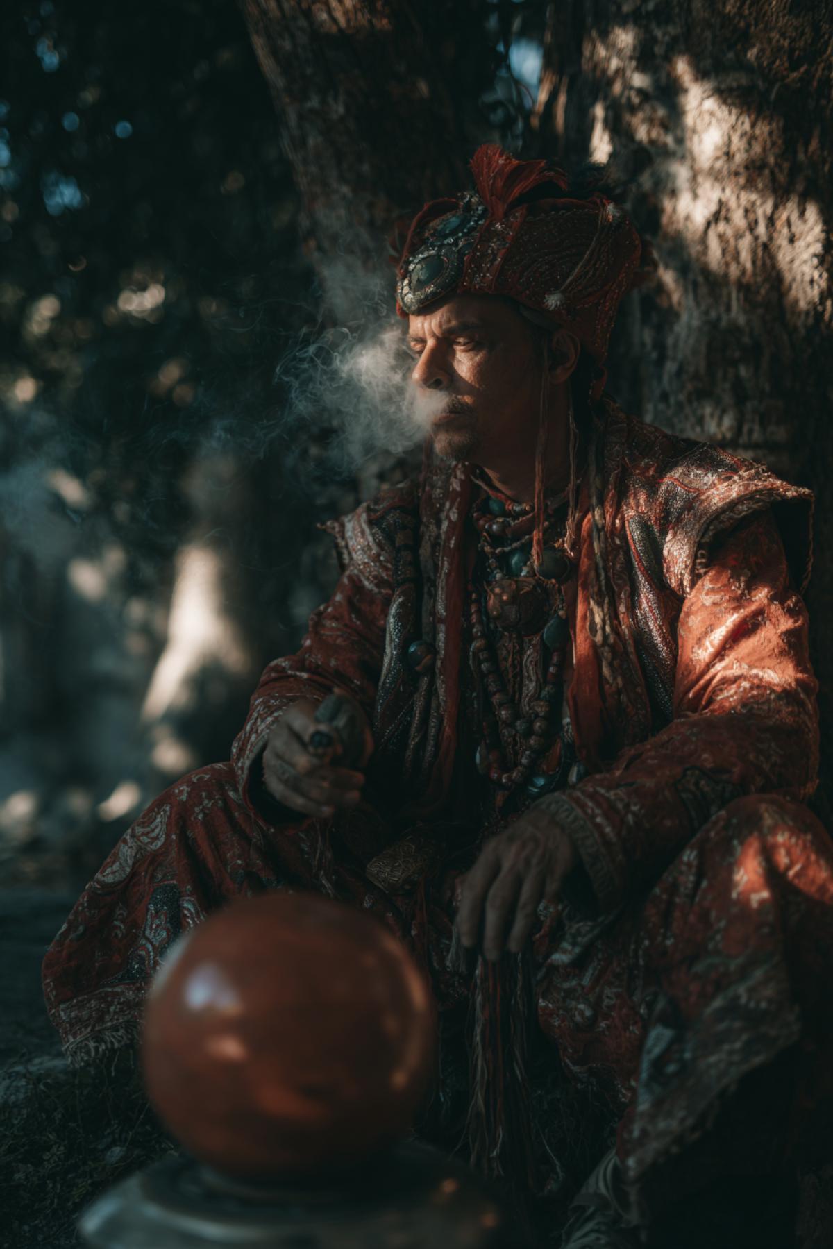 The magician is a shaman