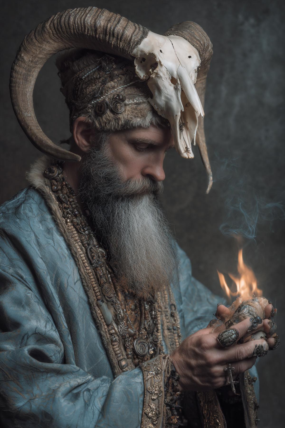 The magician is a shaman