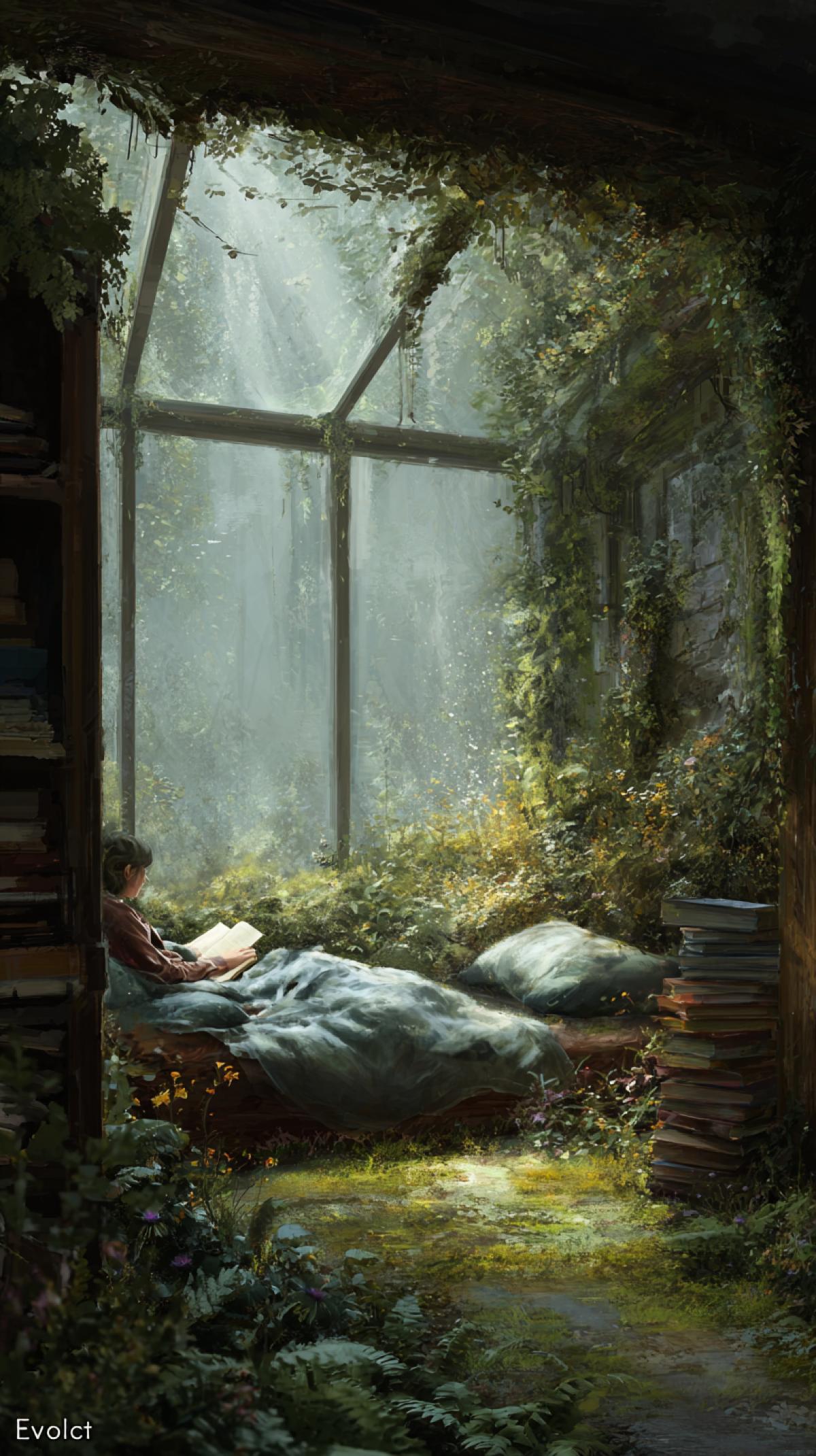 It is necessary to create an atmospheric, secluded scene the very personal \"shelter\" where the introvert draws strength and comfort.