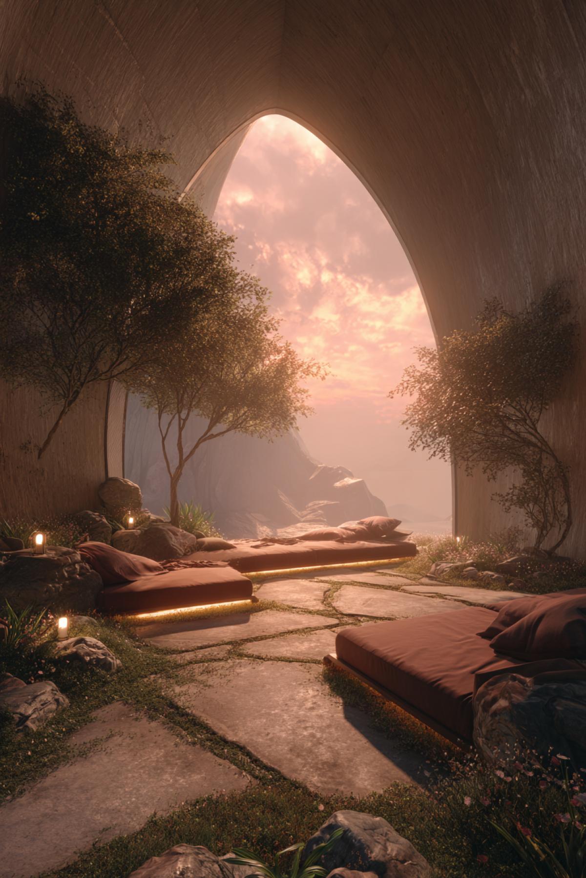 A premier personal shelter, where an introvert can relax and replenish his energy and restore an emotional mood. Everything around in the centers and bright CVCs
