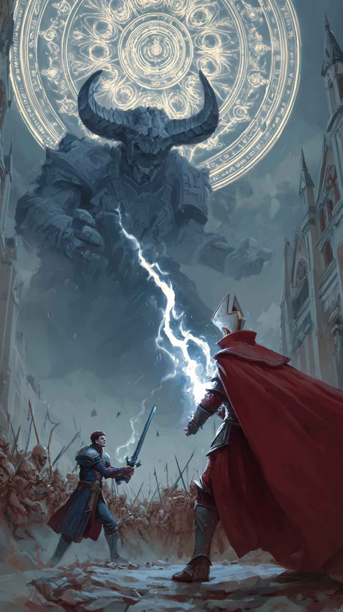 The battle of the sorcerer and the inquisitor, magic against religion, the victory of the sorcerer