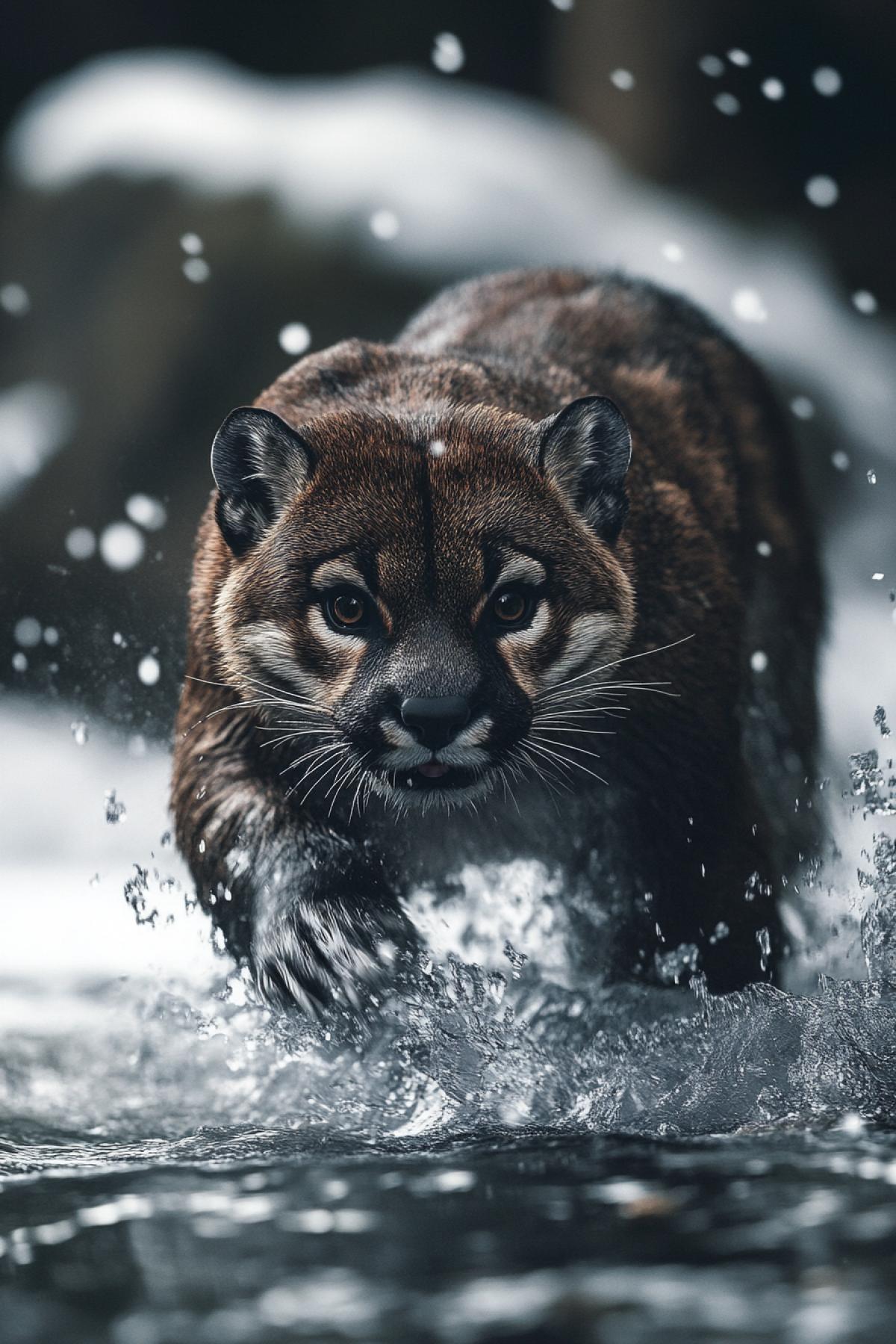 Imagine the moment when nature freezes in anticipation and all the attention is concentrated on a predator, a boaver ready for a throw.