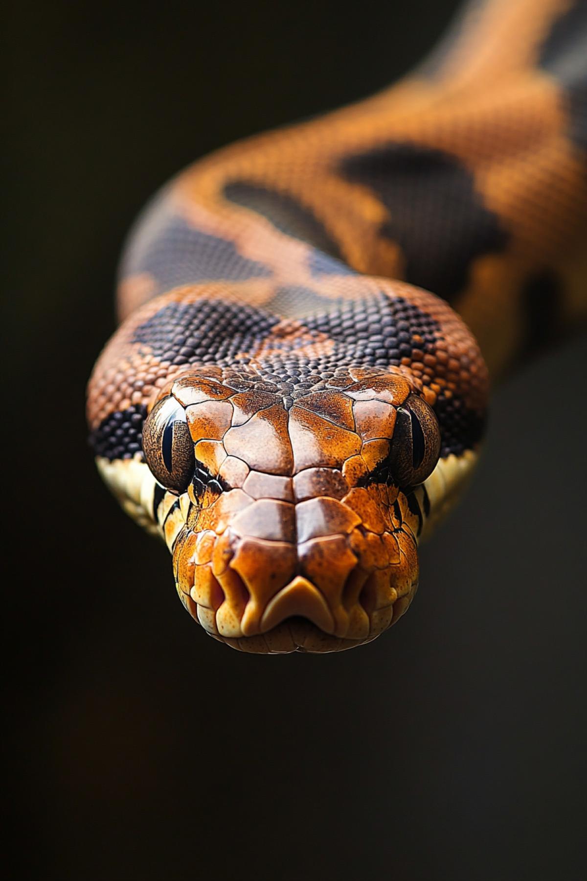 Imagine the moment when nature freezes in anticipation and all the attention is concentrated on the boa constrictor, ready to throw on his victim.