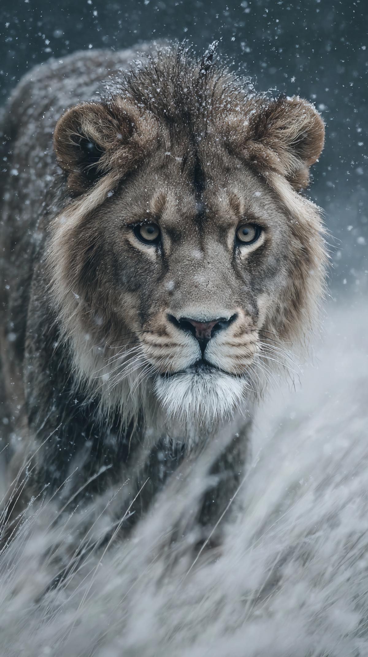 Imagine the moment when nature freezes in anticipation and all the attention is concentrated on a predator, ready for a throw. For example, it will be a lion