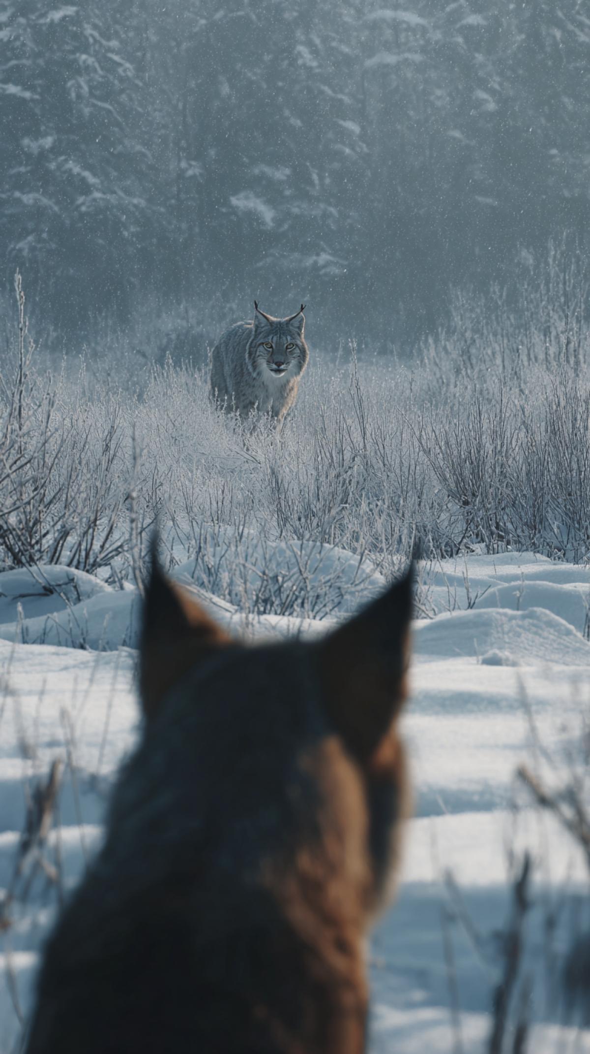 Imagine the moment when nature freezes in anticipation and all the attention is concentrated on a predator, ready for a throw.