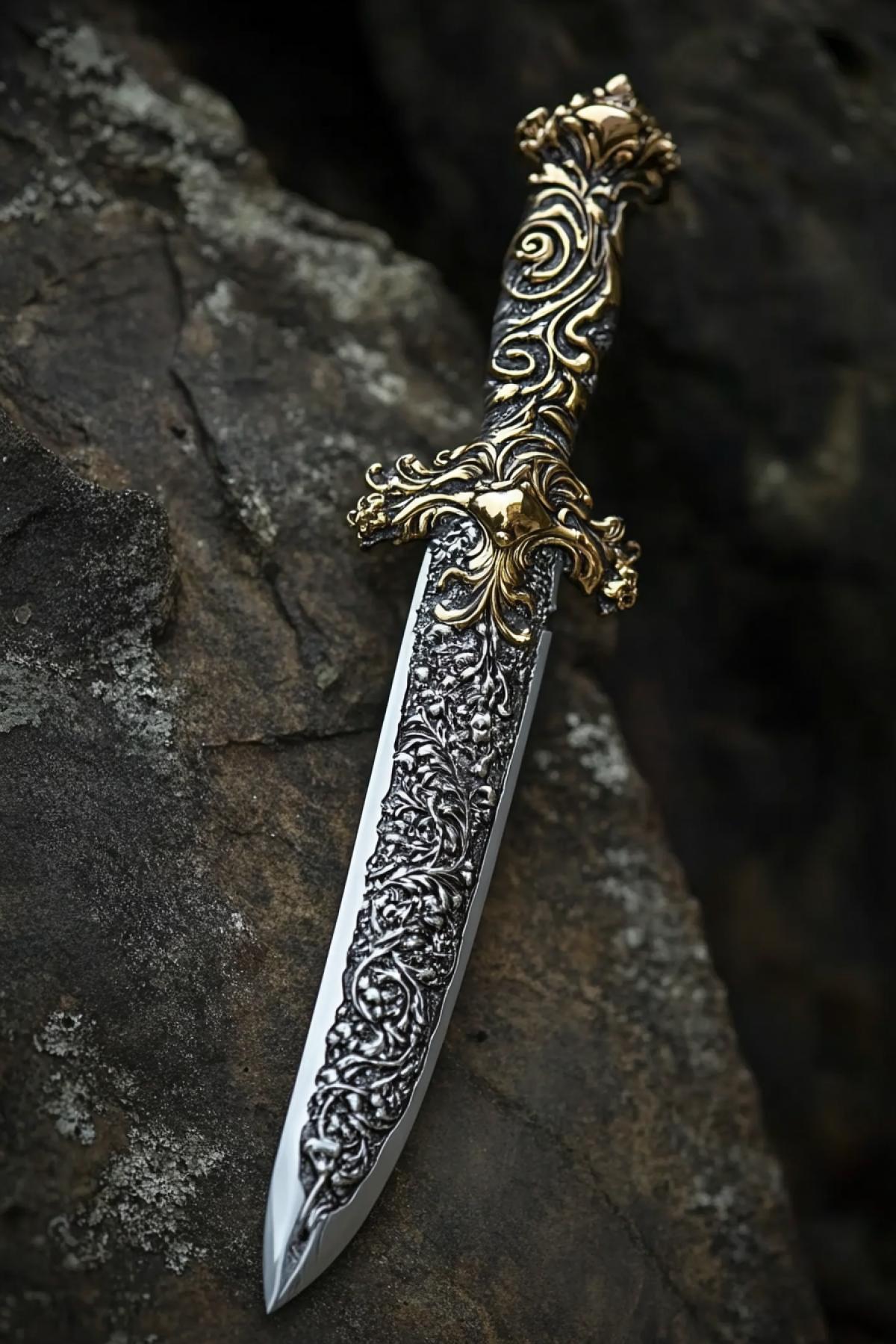 Generate images of copyright products created by hand: exquisite a metal product, forged