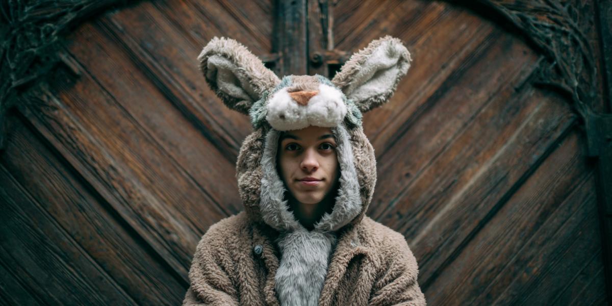 35 years old in a hare costume
