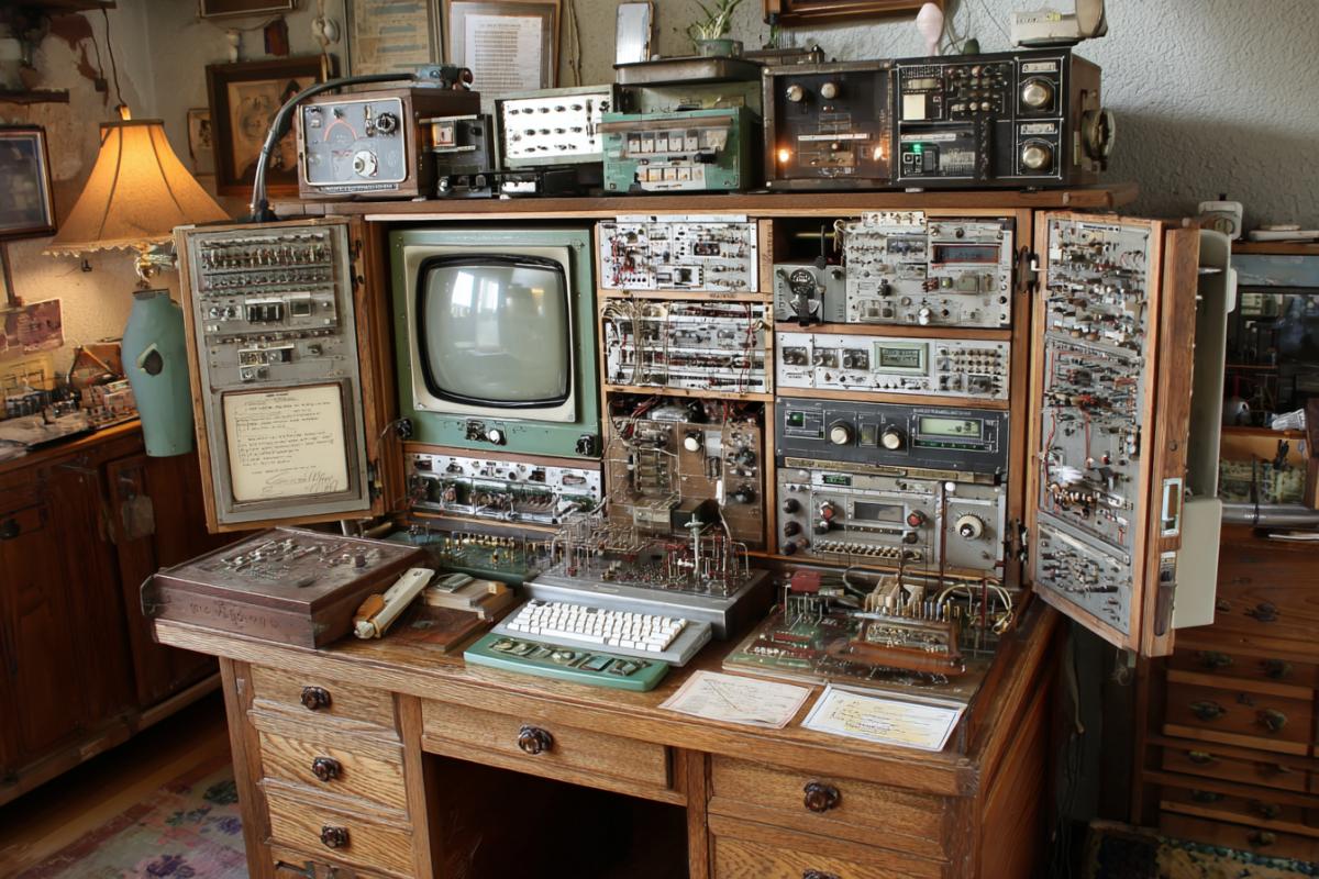 A bunch of household and radio engineering