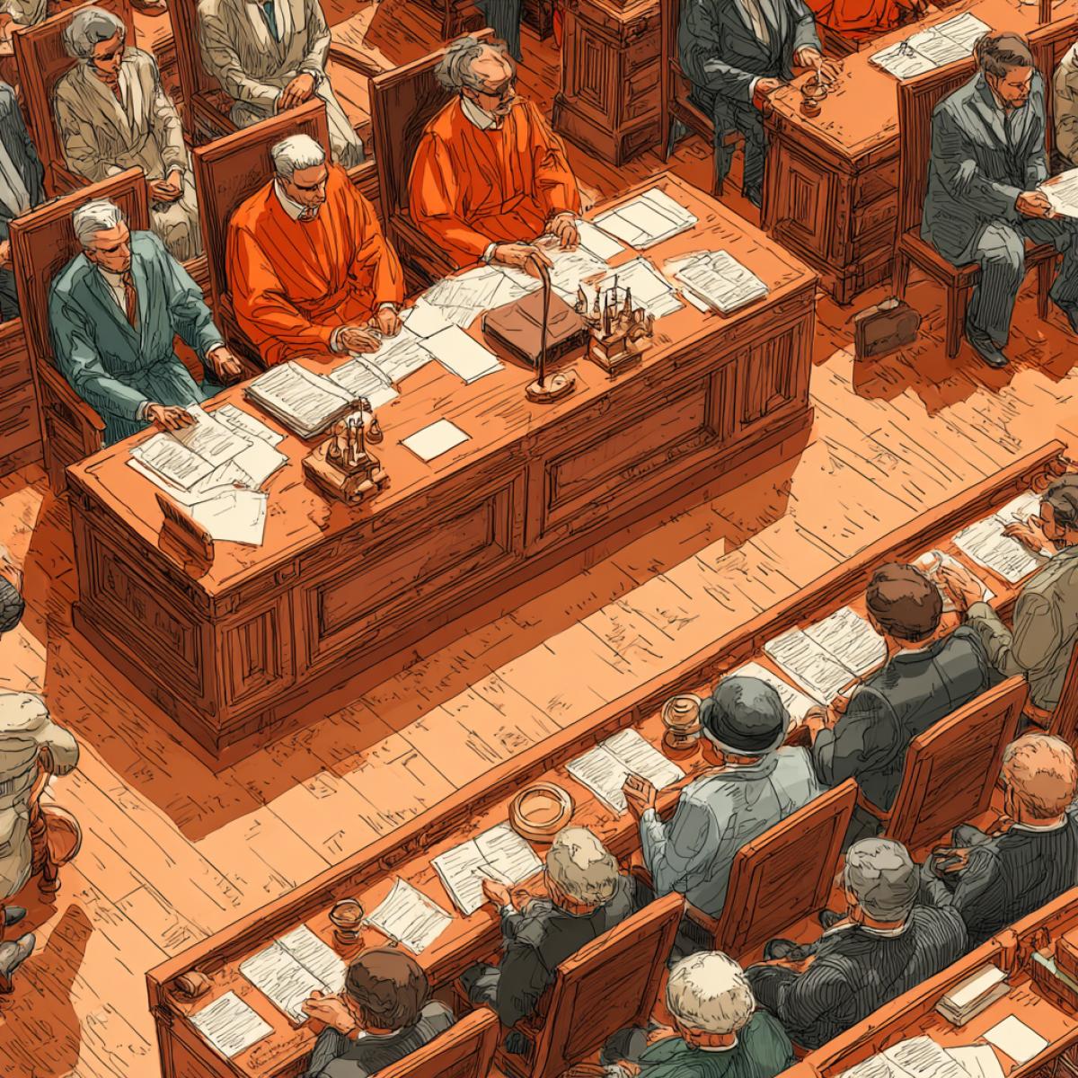Judicial process in footurama