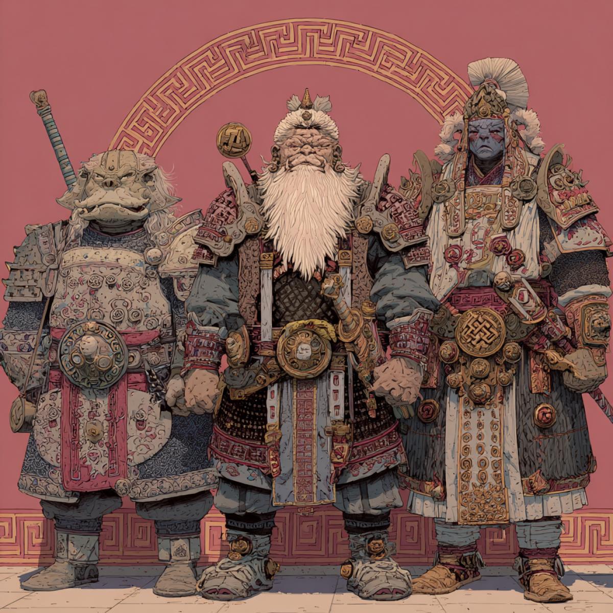 The guards of the Middle Kingdom