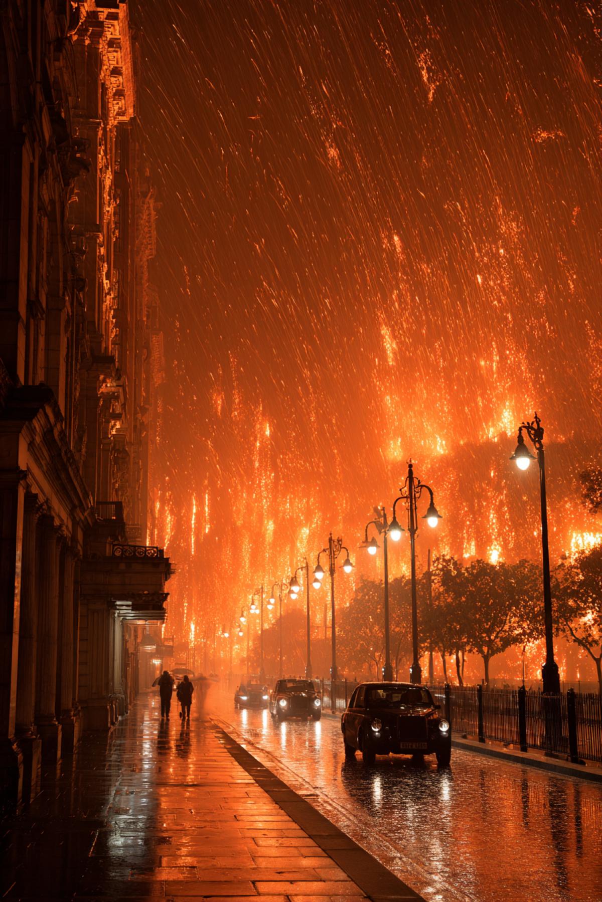 The rain of flames exclusive weather event national geographic photo